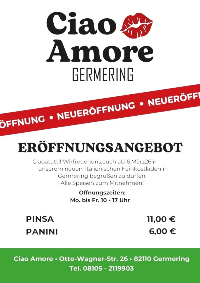 Ciao-Amore-Germering-Eröffnung